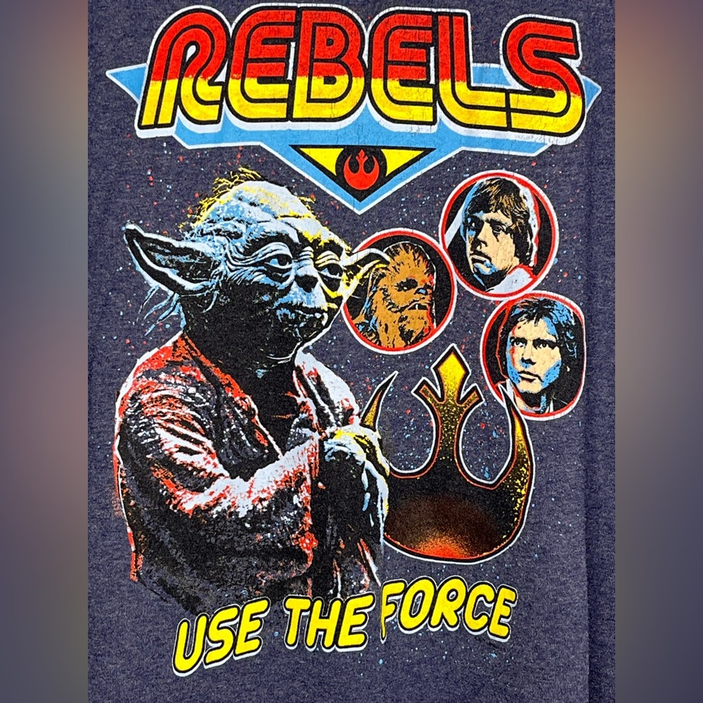 StarWars Rebels use the Force T-shirt size large Yoda